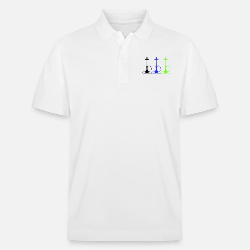 Wasserpfeife - Stanley/Stella Unisex Bio-Poloshirt PREPSTER - Weiß