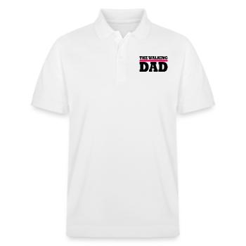 The walking dad - Polo PREPSTER bio Stanley/Stella Unisexe - blanc - Devant - Roxy (174cm) & Andy (188cm)