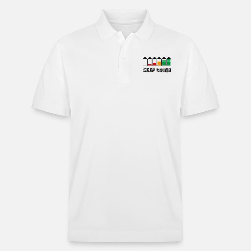 Mach weiter - Stanley/Stella Unisex Bio-Poloshirt PREPSTER - Weiß