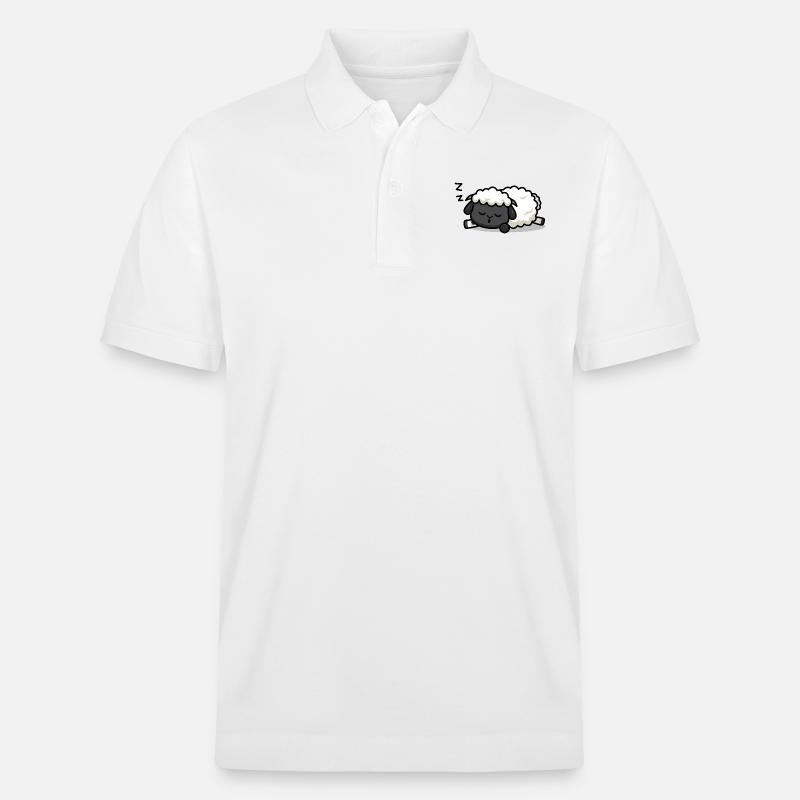 Schlafendes Lamm - Stanley/Stella Unisex Bio-Poloshirt PREPSTER - Weiß