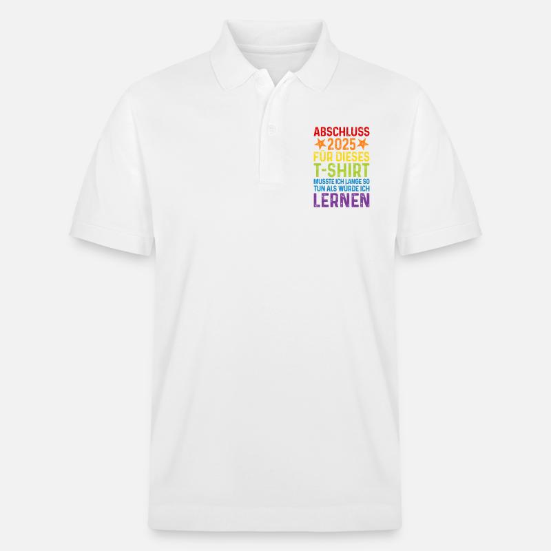 Abschluss 2025 - Stanley/Stella Unisex Bio-Poloshirt PREPSTER - Weiß