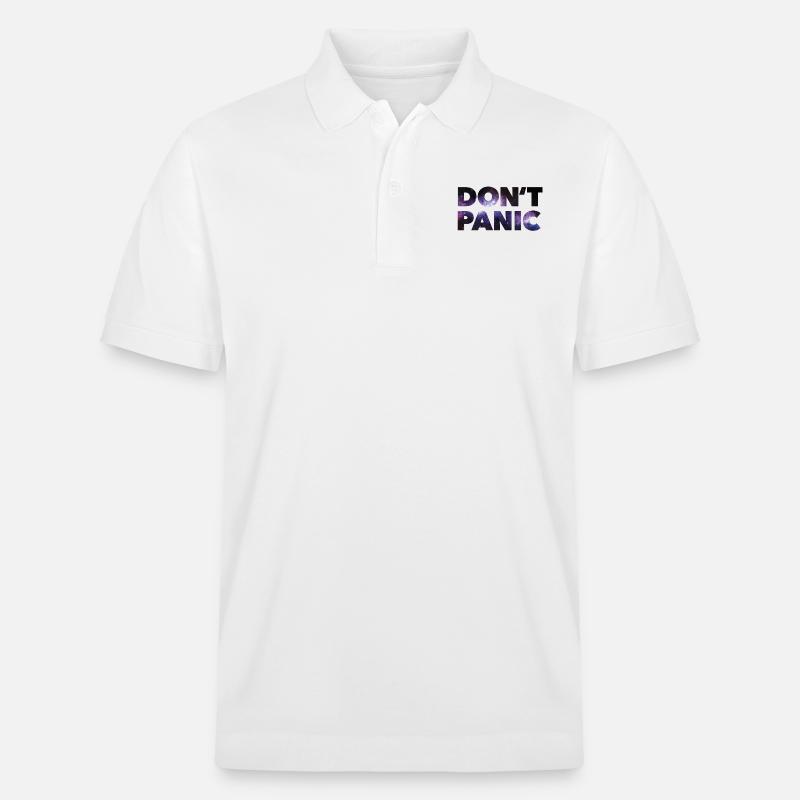 Don't Panic * - Stanley/Stella Unisex Bio-Poloshirt PREPSTER - Weiß