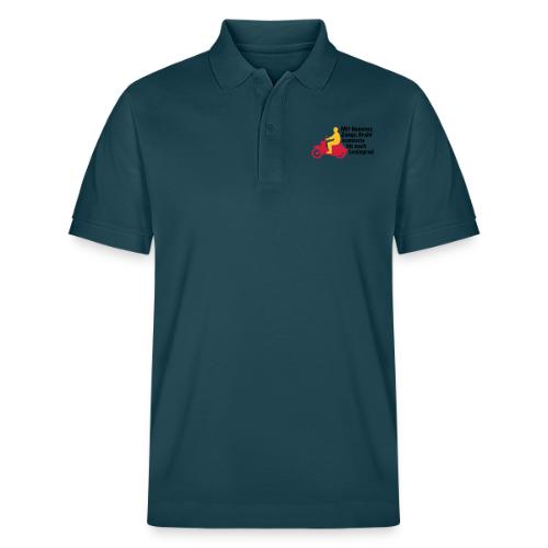 Schwalbe Spruch mit Mann - Stanley/Stella Unisex Bio-Poloshirt PREPSTER
