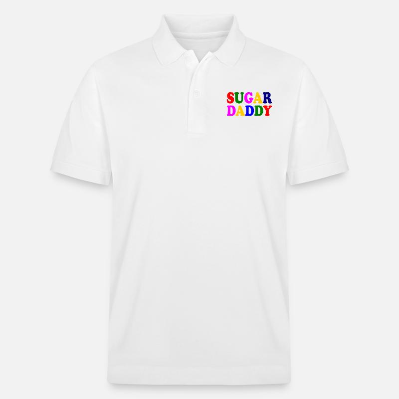 Sugar daddy - Stanley/Stella Unisex Bio-Poloshirt PREPSTER - Weiß