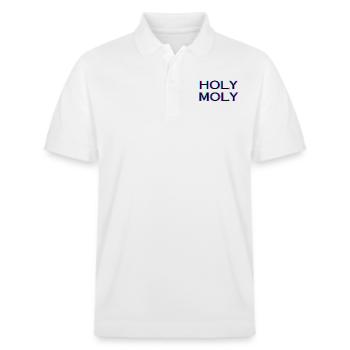 Sacré Moly - Polo PREPSTER bio Stanley/Stella Unisexe - blanc - Devant - Roxy (174cm) & Andy (188cm)
