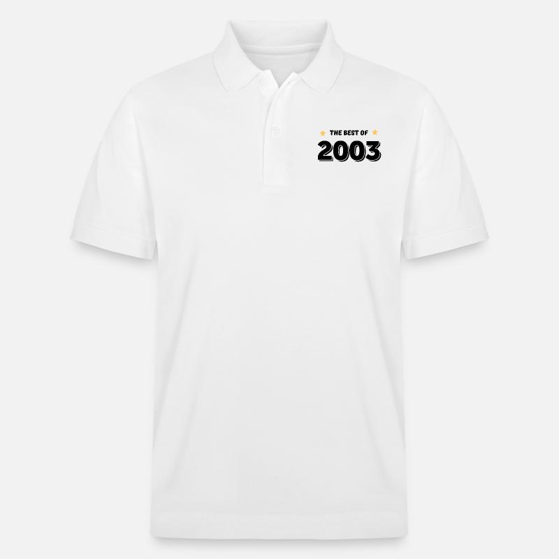 Das Beste aus 2003 - Stanley/Stella Unisex Bio-Poloshirt PREPSTER - Weiß