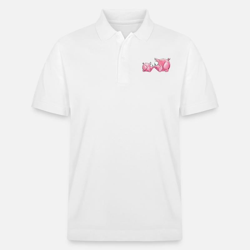 Piggies - Polo PREPSTER bio Stanley/Stella Unisexe - blanc
