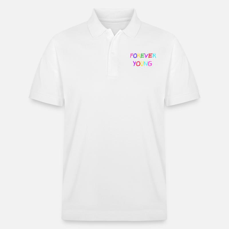 Young - Stanley/Stella Unisex Bio-Poloshirt PREPSTER - Weiß