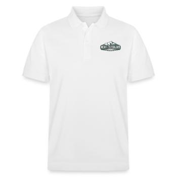 Mont-Tremblant Quebec Canada - Stanley/Stella Unisex Organic Polo Shirt PREPSTER - white - Front - Roxy (174cm) & Andy (188cm)