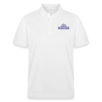 Nordsee - Stanley/Stella Unisex Bio-Poloshirt PREPSTER - Weiß - Vorne - Roxy (174cm) & Andy (188cm)