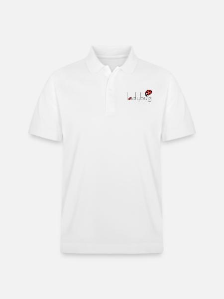 ladybug Marienkäfer - Stanley/Stella Unisex Bio-Poloshirt PREPSTER - Weiß