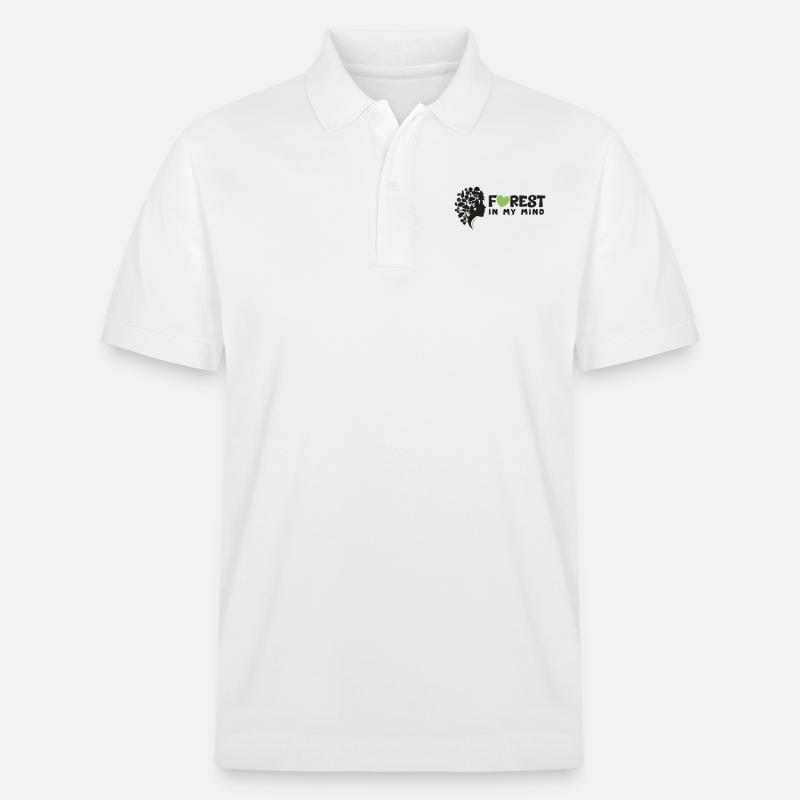 Forestkopf - Stanley/Stella Unisex Bio-Poloshirt PREPSTER - Weiß