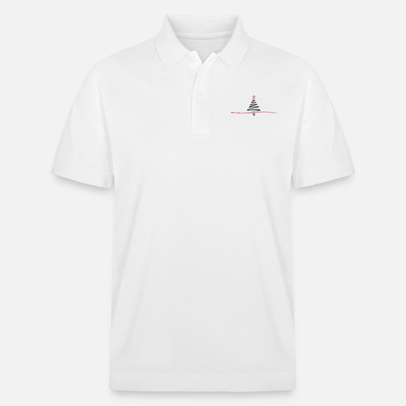 Weihnachten - Weihnachtsbaum - Stanley/Stella Unisex Bio-Poloshirt PREPSTER - Weiß