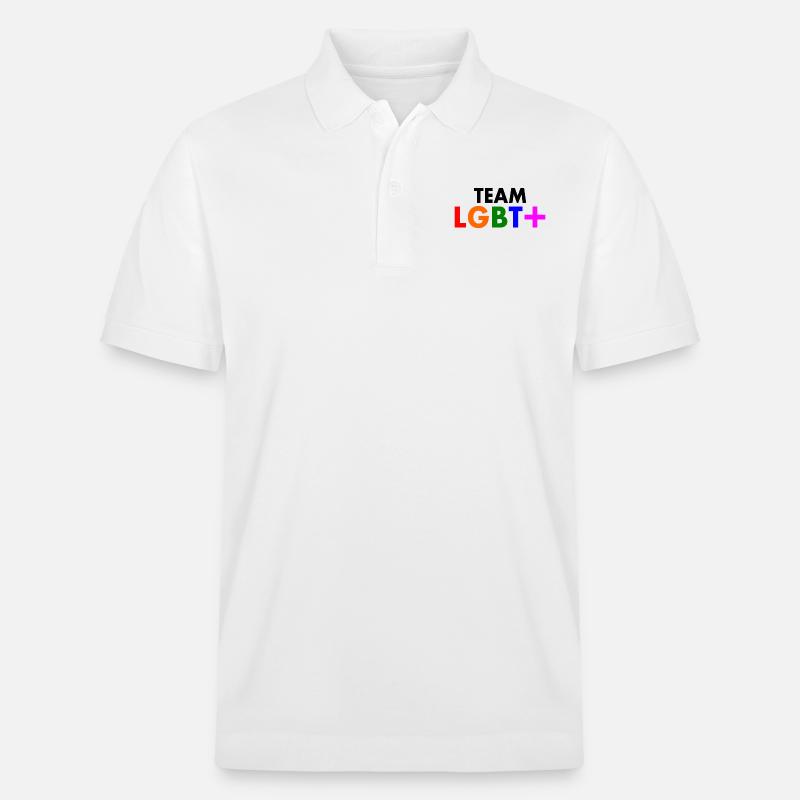 Lgbt - Stanley/Stella Unisex Bio-Poloshirt PREPSTER - Weiß