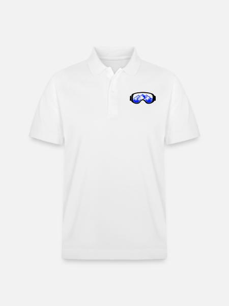 Ski goggles - Stanley/Stella Unisex Organic Polo Shirt PREPSTER - white