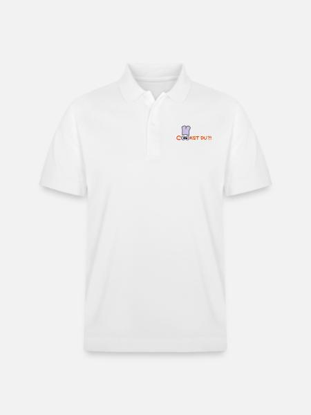 Cook you st? - Stanley/Stella Unisex Organic Polo Shirt PREPSTER - white