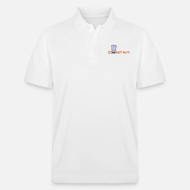 Cook st Du? - Stanley/Stella Unisex Bio-Poloshirt PREPSTER - Weiß