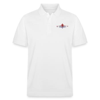 Row - Stanley/Stella Unisex Organic Polo Shirt PREPSTER - white - Front - Roxy (174cm) & Andy (188cm)
