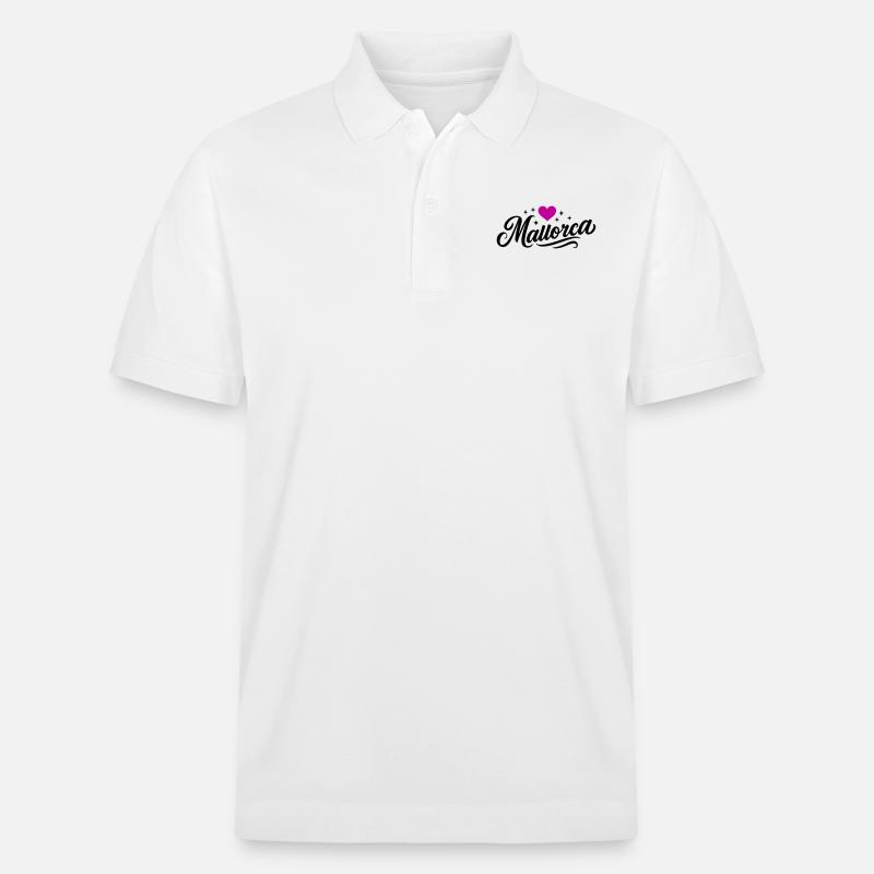 Cœur de Majorque - Polo PREPSTER bio Stanley/Stella Unisexe - blanc