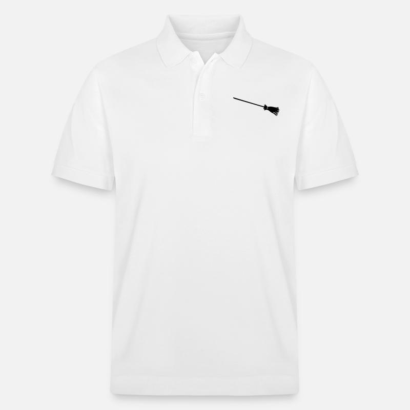 Balai de sorcière - Polo PREPSTER bio Stanley/Stella Unisexe - blanc