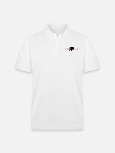scholar hat / Gelehrtenhut (3c) - Stanley/Stella Unisex Organic Polo Shirt PREPSTER - white