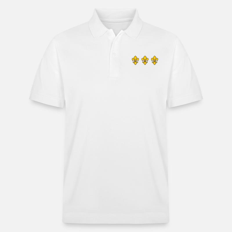 Fleur de Lys / 3 - Polo PREPSTER bio Stanley/Stella Unisexe - blanc