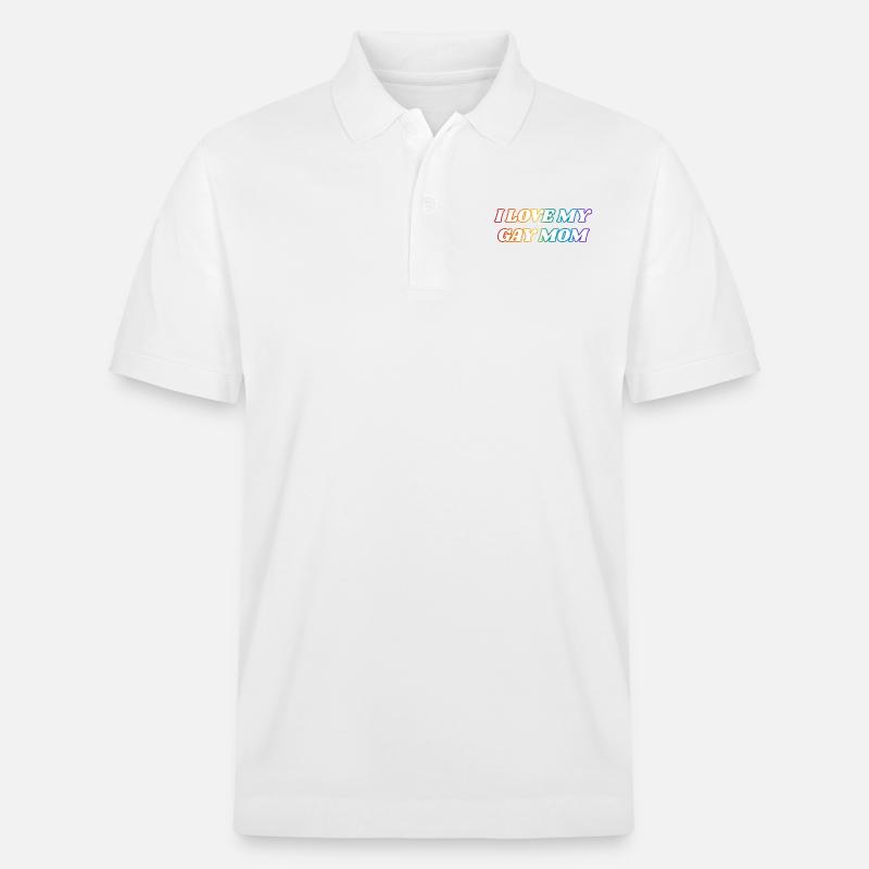 Ich liebe meine schwule Mutter - Stanley/Stella Unisex Bio-Poloshirt PREPSTER - Weiß
