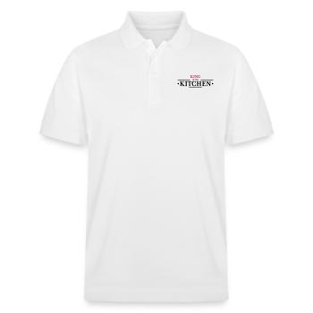 King of the Kitchen - Stanley/Stella Unisex Organic Polo Shirt PREPSTER - white - Front - Roxy (174cm) & Andy (188cm)