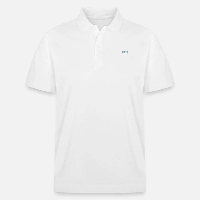 ceo - Stanley/Stella Unisex Bio-Poloshirt PREPSTER - Weiß