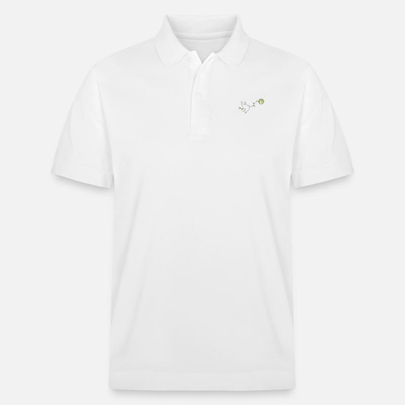Peace - Stanley/Stella Unisex Bio-Poloshirt PREPSTER - Weiß
