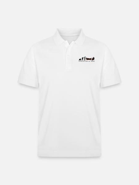 evolution_therapeut_psychologe_11_2016_a - Stanley/Stella Unisex Bio-Poloshirt PREPSTER - Weiß