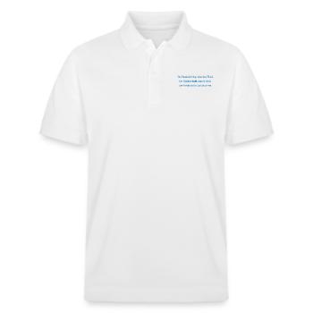 Le dicton des marins - Polo PREPSTER bio Stanley/Stella Unisexe - blanc - Devant - Roxy (174cm) & Andy (188cm)