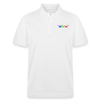 Color WWW - Stanley/Stella Unisex Bio-Poloshirt PREPSTER - Weiß - Vorne - Roxy (174cm) & Andy (188cm)