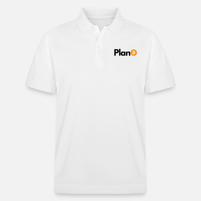 Crypto Plan BITCOIN 1 BTC - Polo PREPSTER bio Stanley/Stella Unisexe - blanc