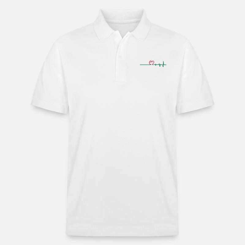 Frequenz - Stanley/Stella Unisex Bio-Poloshirt PREPSTER - Weiß