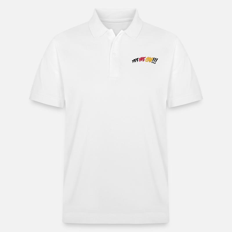 yes we can - Polo PREPSTER bio Stanley/Stella Unisexe - blanc