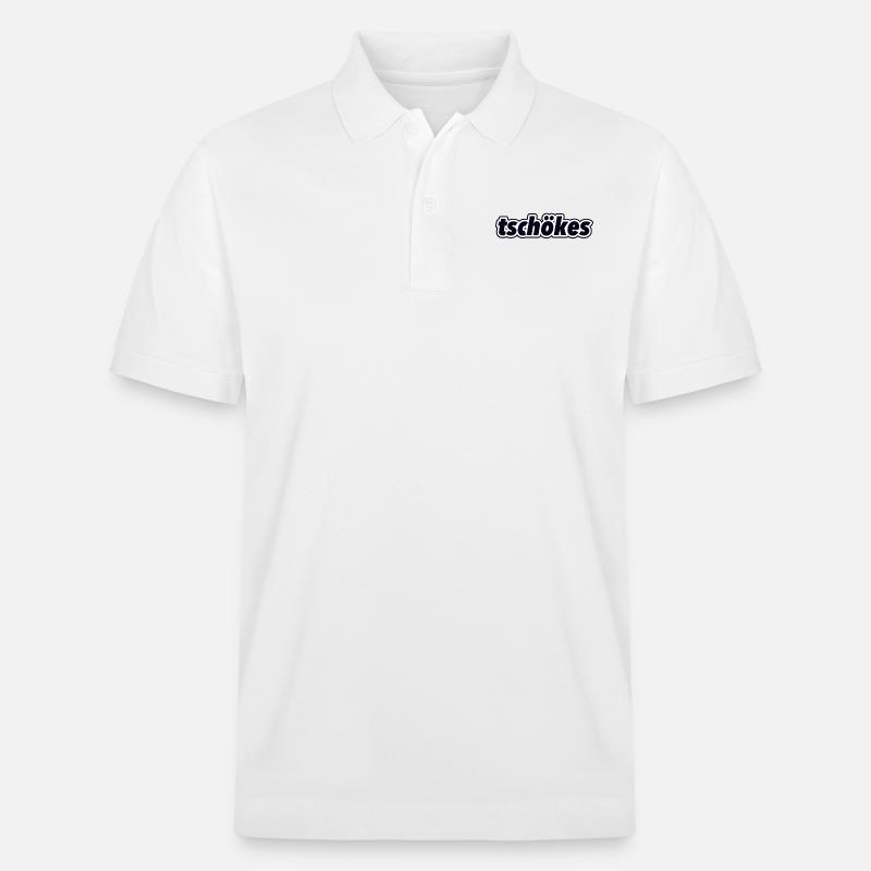 tschökes - Stanley/Stella Unisex Bio-Poloshirt PREPSTER - Weiß