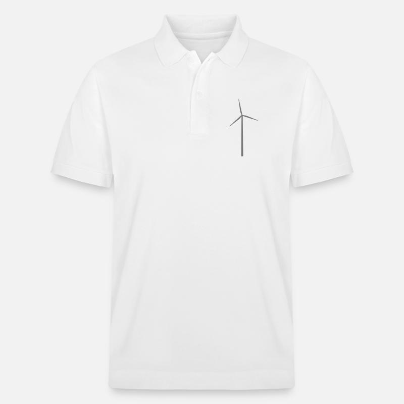 Éolienne Éolienne Éolienne - Polo PREPSTER bio Stanley/Stella Unisexe - blanc