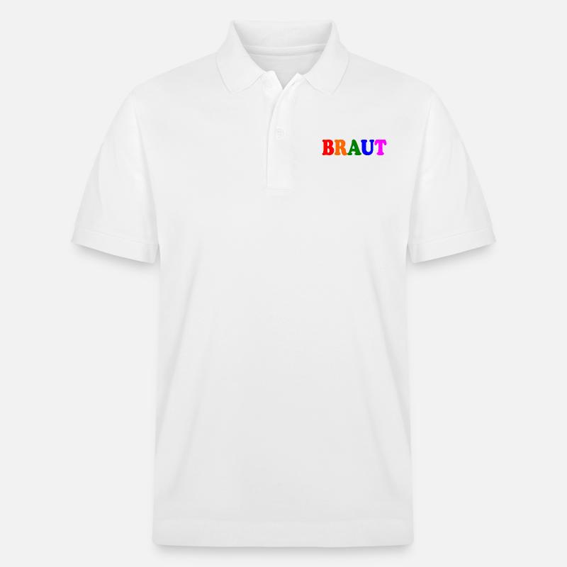 Braut - Stanley/Stella Unisex Bio-Poloshirt PREPSTER - Weiß