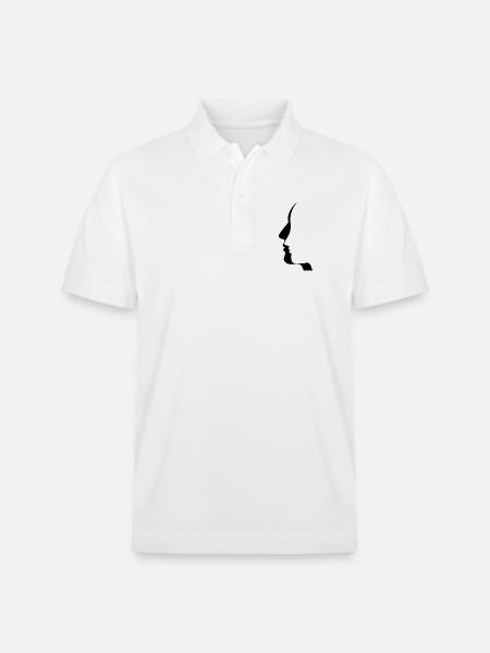 On broken hearts and lost love - Stanley/Stella Unisex Organic Polo Shirt PREPSTER - white