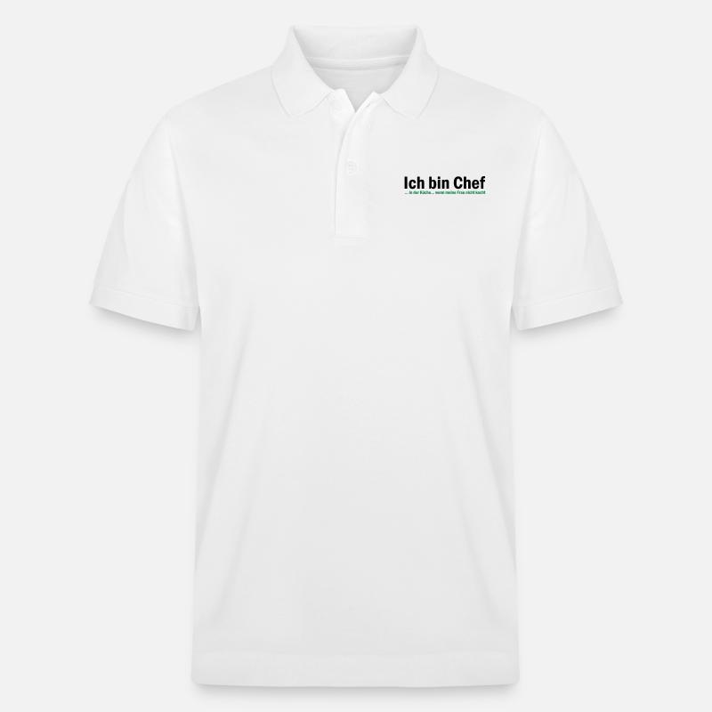 CHEF - Stanley/Stella Unisex Bio-Poloshirt PREPSTER - Weiß