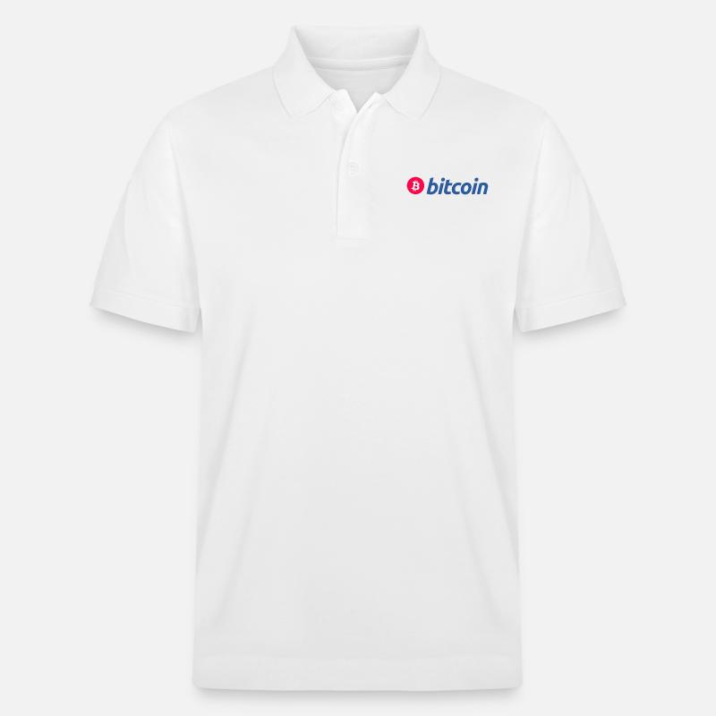 Bitcoin (Bitcoin) - Stanley/Stella Unisex Bio-Poloshirt PREPSTER - Weiß
