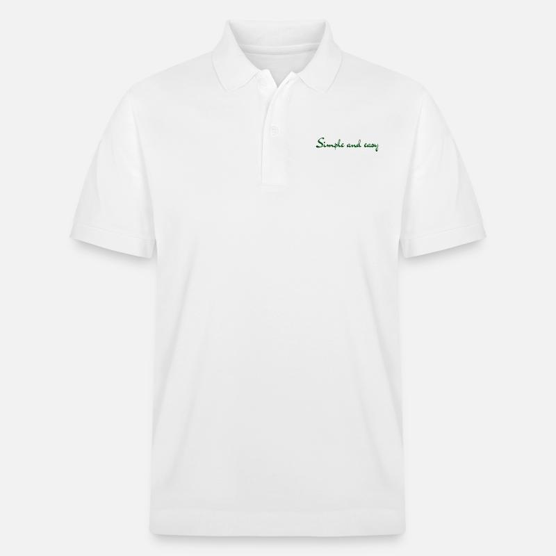 Simple and easy - Stanley/Stella Unisex Bio-Poloshirt PREPSTER - Weiß