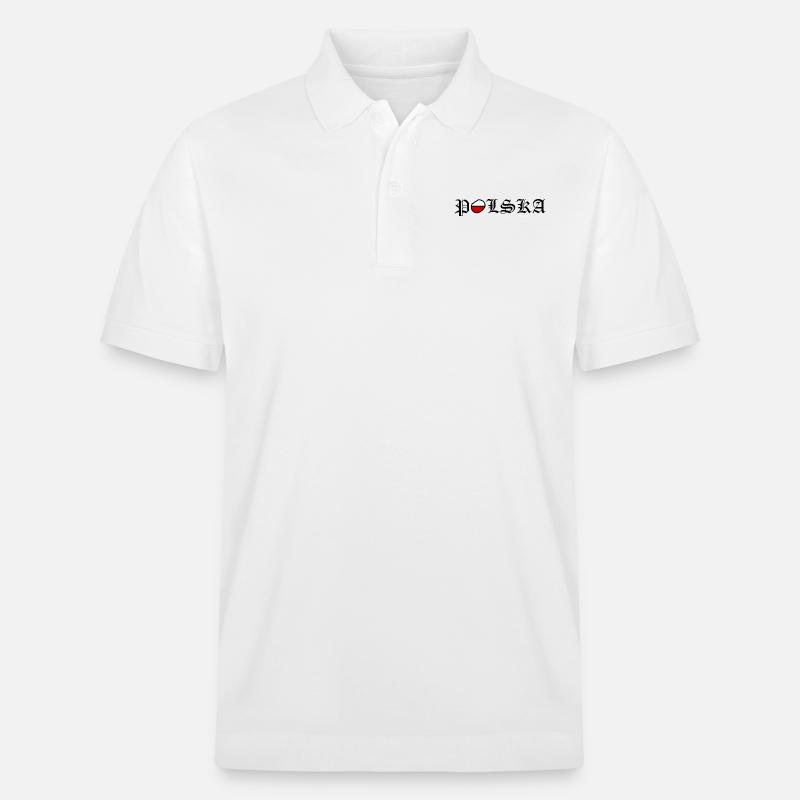 Pologne - Polo PREPSTER bio Stanley/Stella Unisexe - blanc