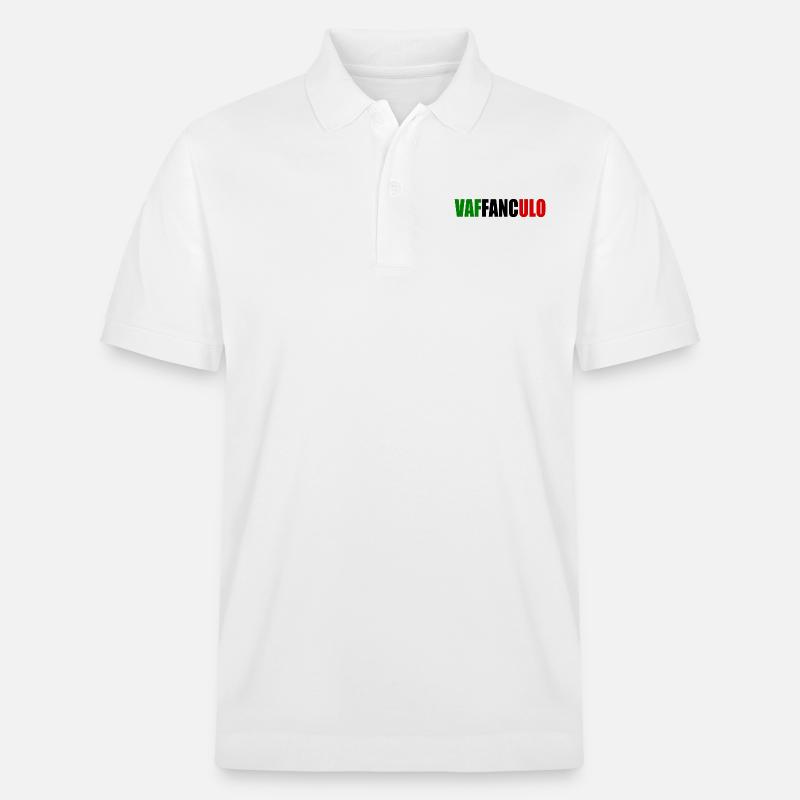 Vaffanculo - Stanley/Stella Unisex Bio-Poloshirt PREPSTER - Weiß