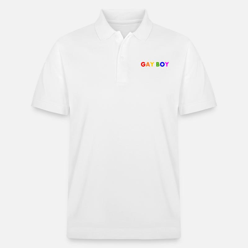 Gay boy - Stanley/Stella Unisex Bio-Poloshirt PREPSTER - Weiß