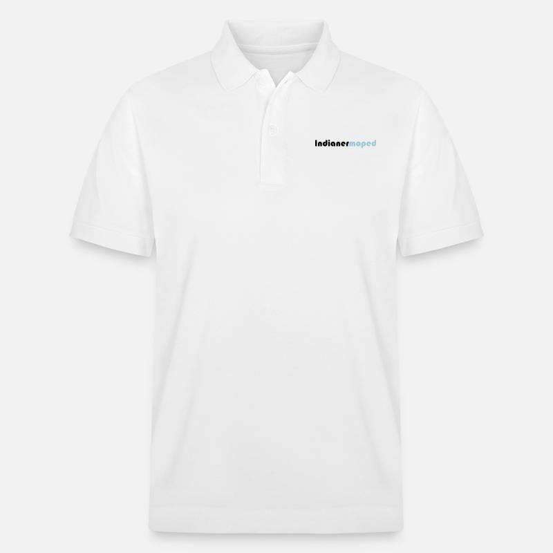 indianermoped - Stanley/Stella Unisex Bio-Poloshirt PREPSTER - Weiß