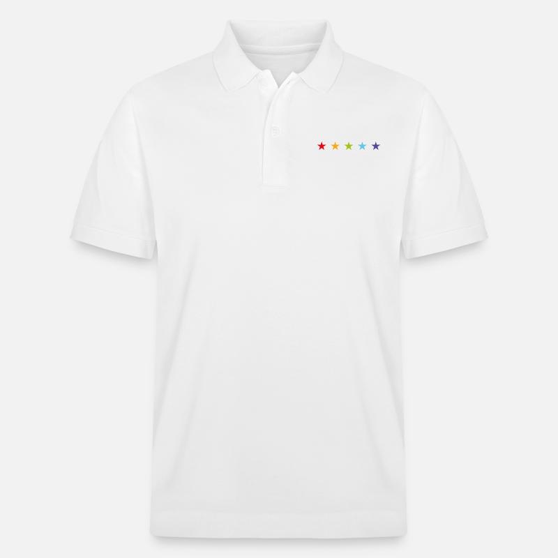 Les 5 cinq étoiles - Polo PREPSTER bio Stanley/Stella Unisexe - blanc