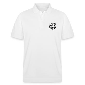 Con calma - Polo PREPSTER bio Stanley/Stella Unisexe - blanc - Devant - Roxy (174cm) & Andy (188cm)