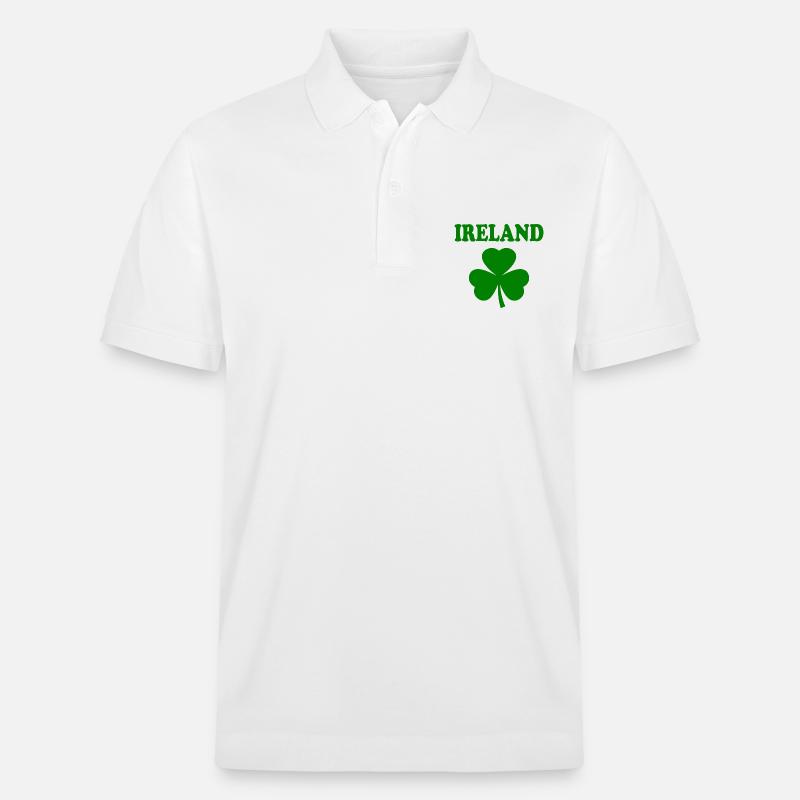 Trèfle d’Irlande - Polo PREPSTER bio Stanley/Stella Unisexe - blanc